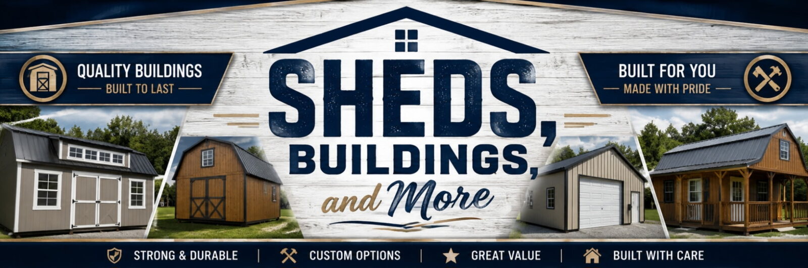 Sheds, Buildings, and More — quality buildings, custom options, and great value