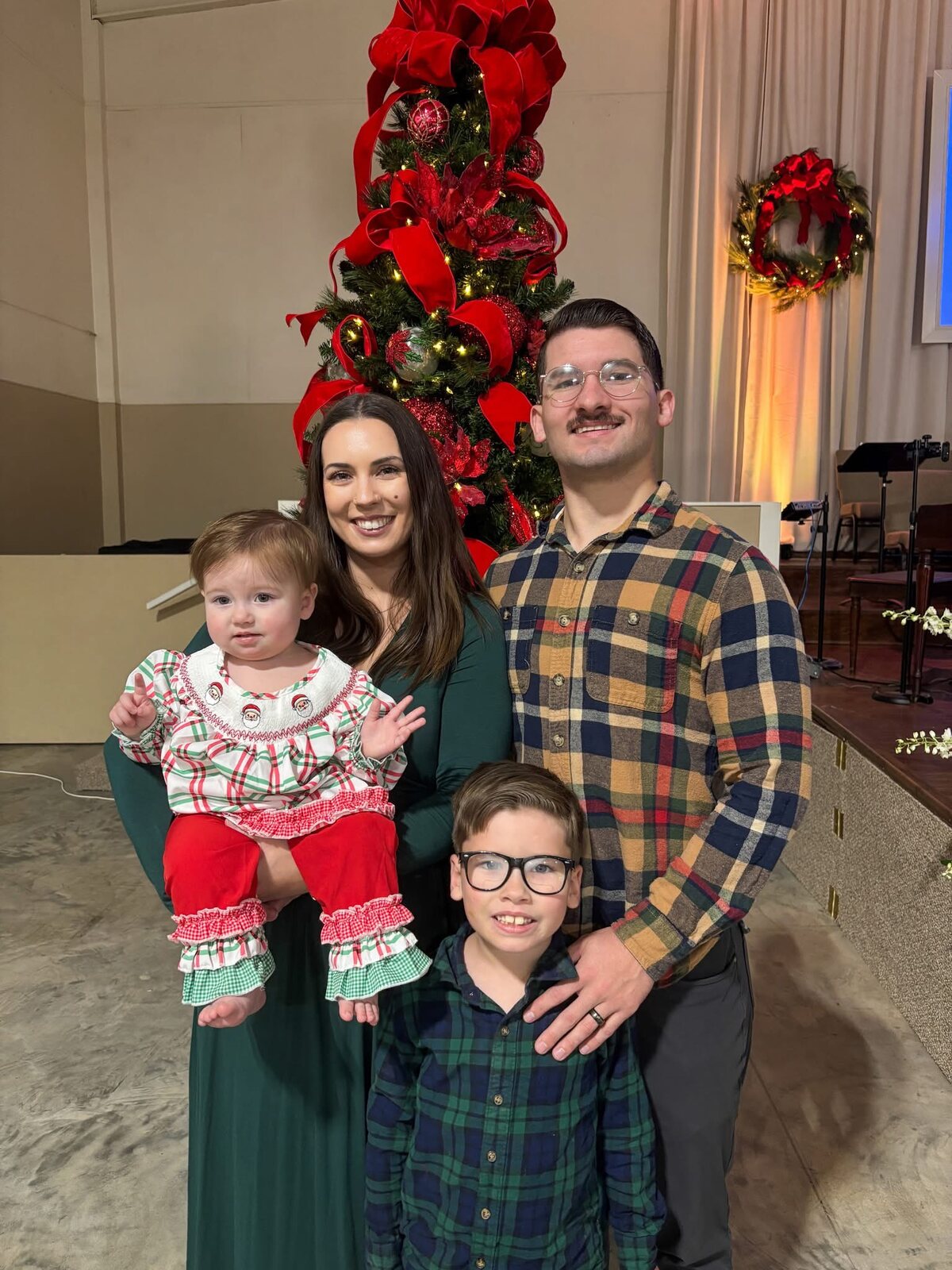 Nolan McCarson with his family